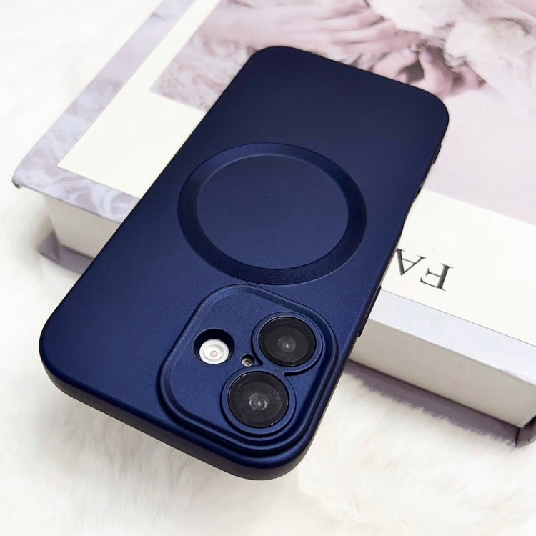 For iPhone 15 Pro Max Metallic Paint CD Texture MagSafe TPU Phone Case