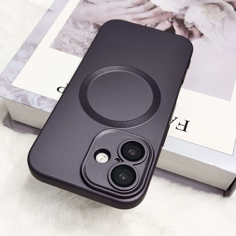 For iPhone 12 Pro Metallic Paint CD Texture MagSafe TPU Phone Case