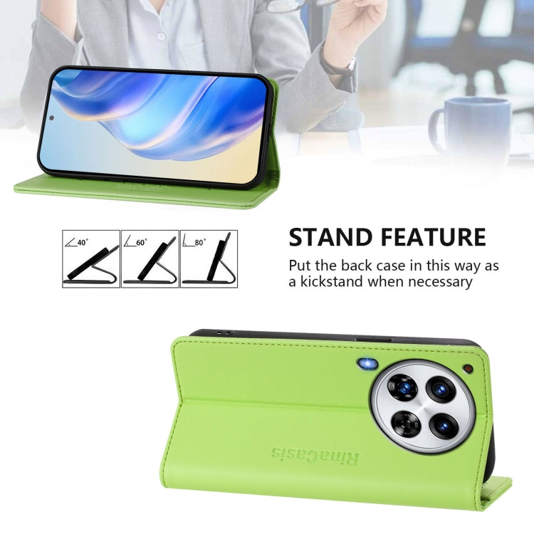 For Tecno Camon 30 Premier 5G RC01 Dual-Folded Magnetic Suction RFID Leather Phone Case