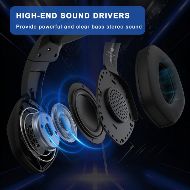 KOTION EACH G6000 On-Ear Gaming Headset with Mic, Length: About 2.1m