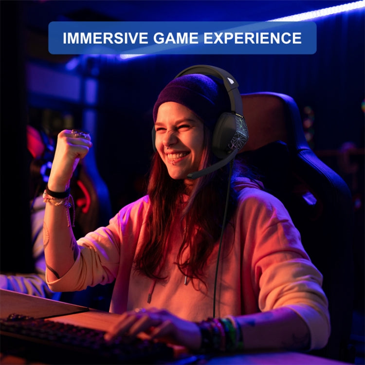 KOTION EACH G6000 On-Ear Gaming Headset with Mic, Length: About 2.1m
