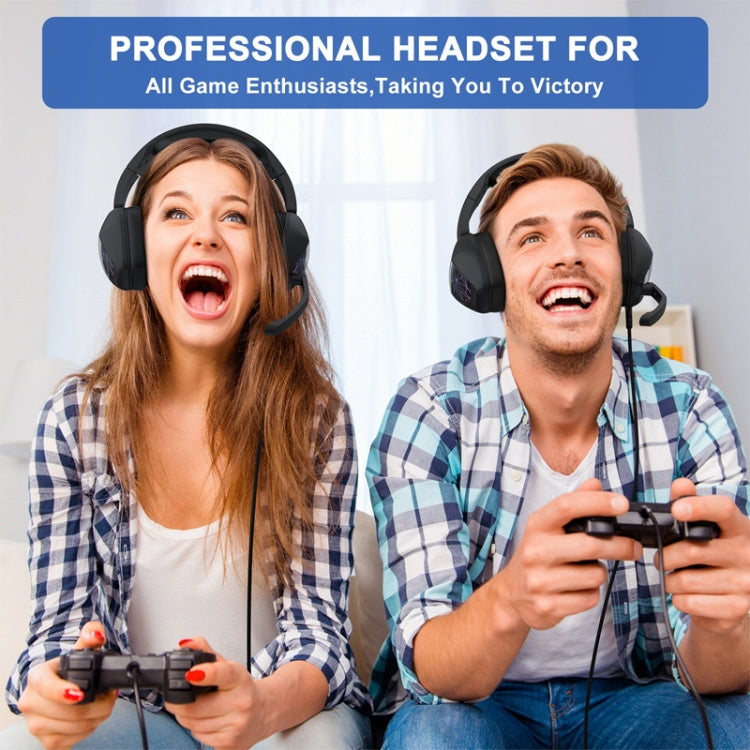 KOTION EACH G6000 On-Ear Gaming Headset with Mic, Length: About 2.1m