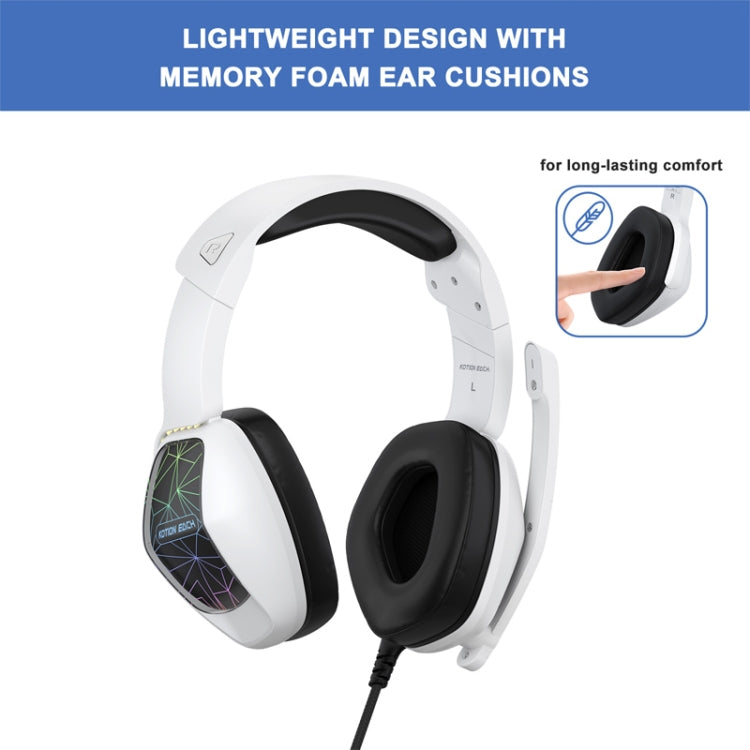 KOTION EACH G6000 On-Ear Gaming Headset with Mic, Length: About 2.1m
