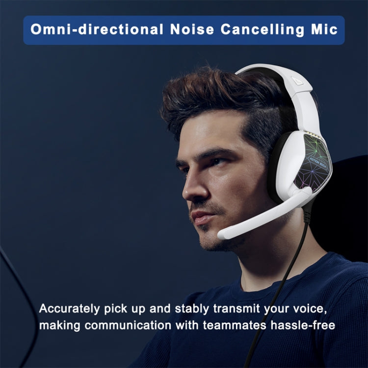 KOTION EACH G6000 On-Ear Gaming Headset with Mic, Length: About 2.1m