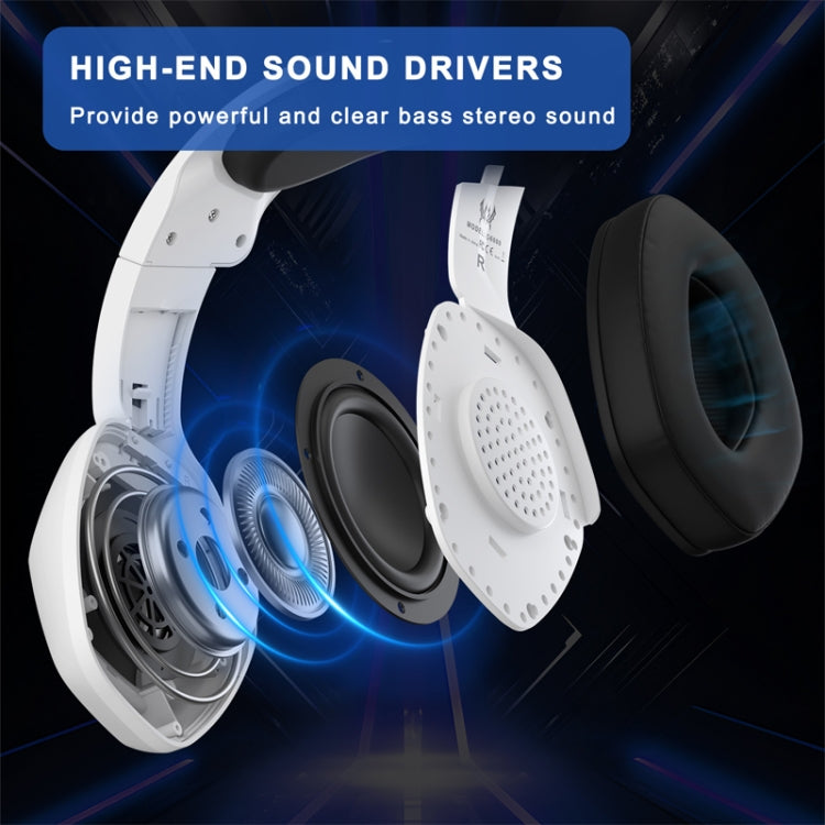 KOTION EACH G6000 On-Ear Gaming Headset with Mic, Length: About 2.1m
