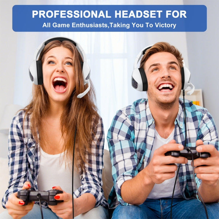 KOTION EACH G6000 On-Ear Gaming Headset with Mic, Length: About 2.1m