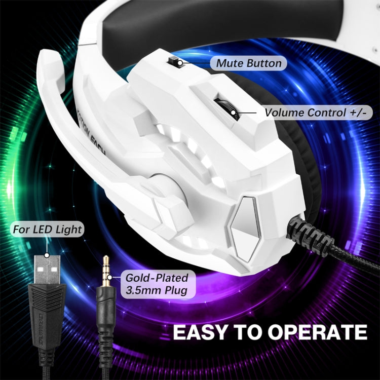 KOTION EACH G9000 Pro On-Ear Gaming Headset with Mic, Cable Length: About 2.1m