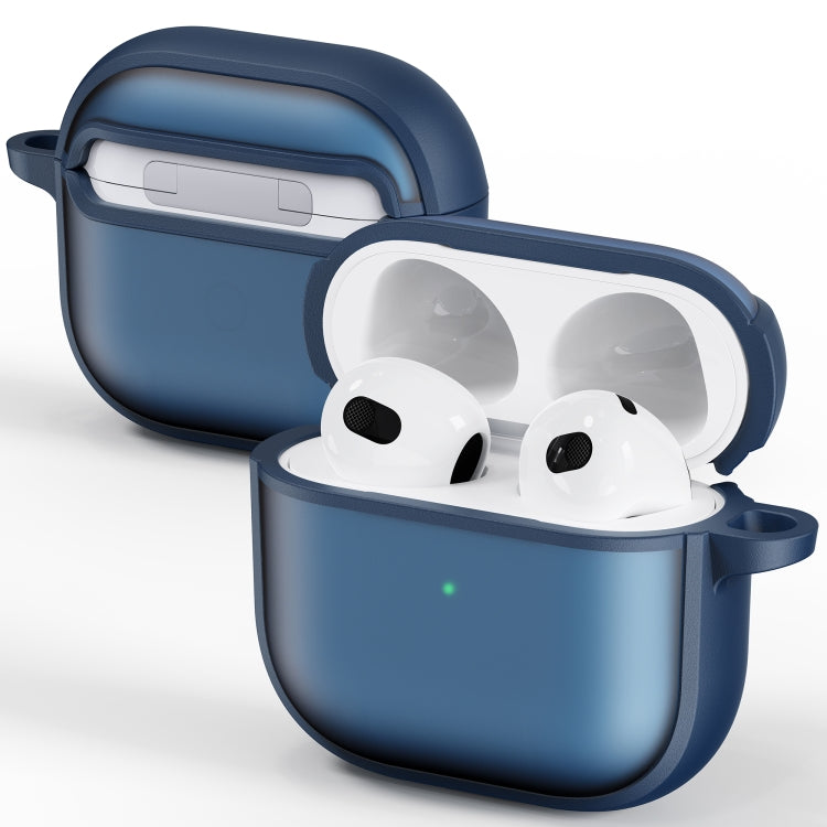 For AirPods 4 Skin Feel Series TPU Hybrid PC Case