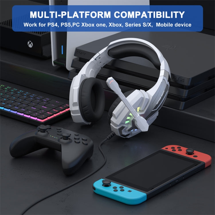 KOTION EACH G9000 Plus On-Ear Gaming Headset with Mic, Length: About 2.1m