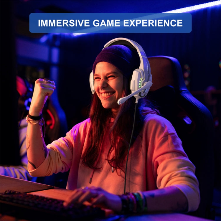 KOTION EACH G9000 Plus On-Ear Gaming Headset with Mic, Length: About 2.1m