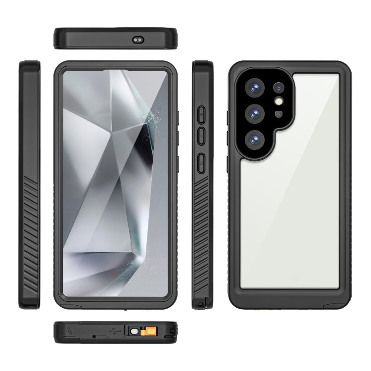 For Samsung Galaxy S25 Ultra 5G RedPepper IP68 Waterproof Triple-proof Phone Case - Black