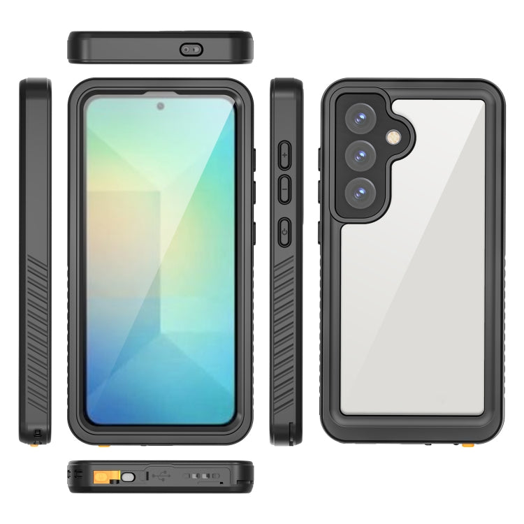 For Samsung Galaxy S25 5G RedPepper IP68 Waterproof Triple-proof Phone Case - Black