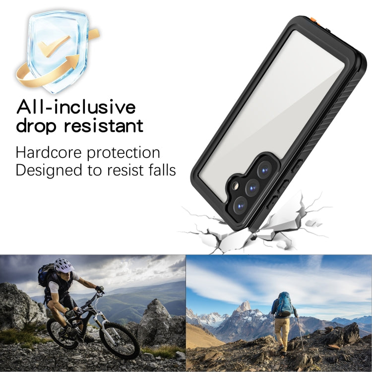 For Samsung Galaxy S25 5G RedPepper IP68 Waterproof Triple-proof Phone Case - Black