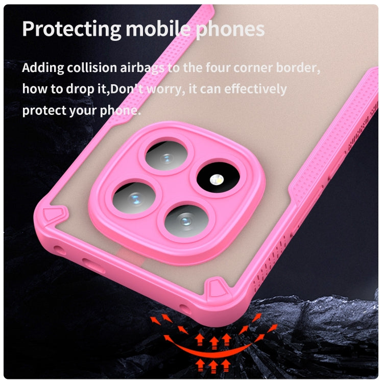 For Redmi Note 14 Pro+ 5G Armor Glaze PC Hybrid TPU Phone Case