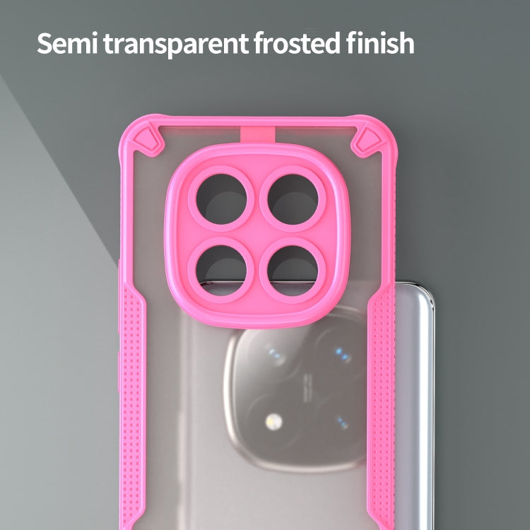 For Redmi Note 14 Pro+ 5G Armor Glaze PC Hybrid TPU Phone Case