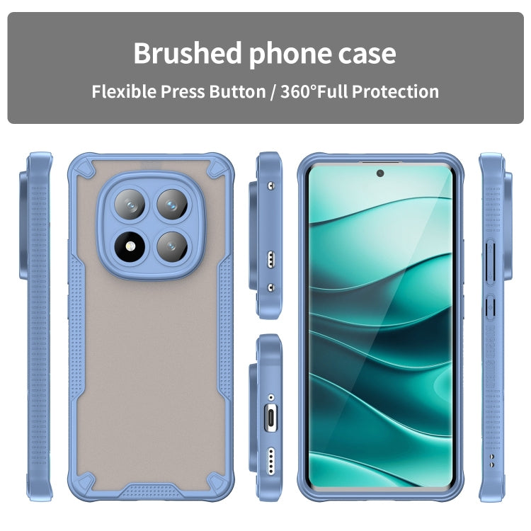 For Redmi Note 14 Pro+ 5G Armor Glaze PC Hybrid TPU Phone Case