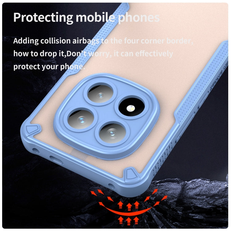 For Redmi Note 14 Pro+ 5G Armor Glaze PC Hybrid TPU Phone Case