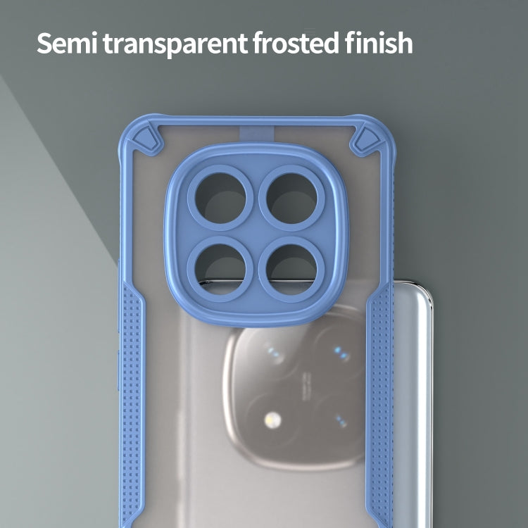 For Redmi Note 14 Pro+ 5G Armor Glaze PC Hybrid TPU Phone Case