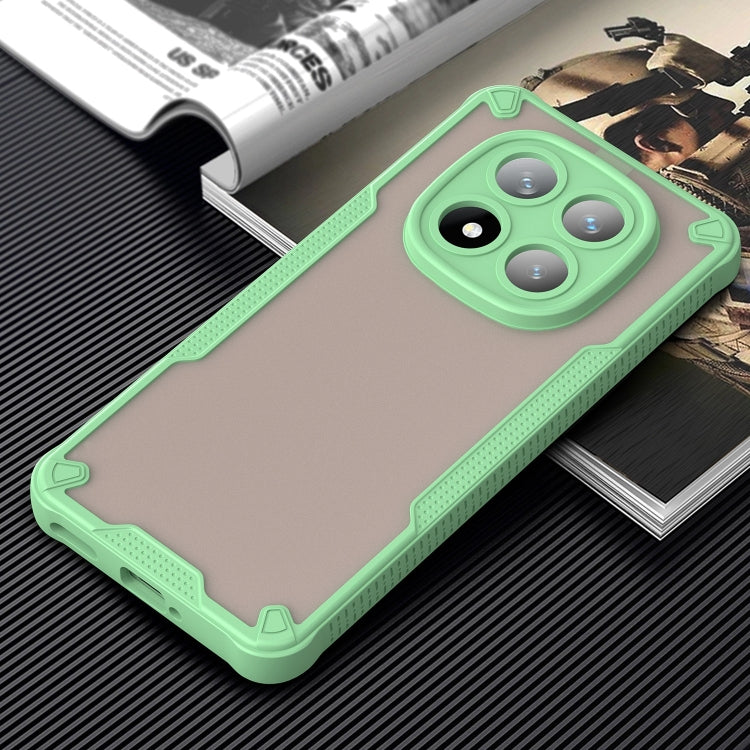 For Redmi Note 14 Pro+ 5G Armor Glaze PC Hybrid TPU Phone Case