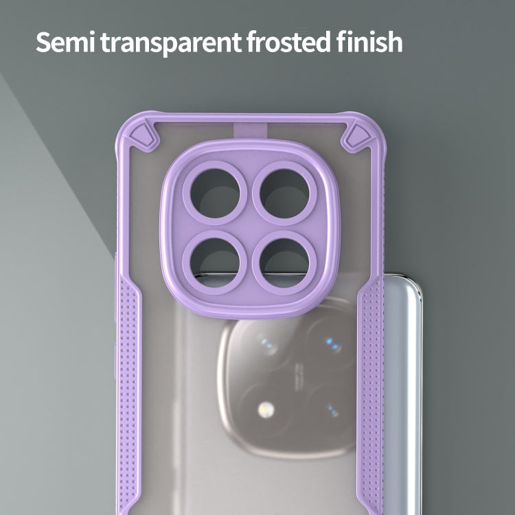 For Redmi Note 14 Pro+ 5G Armor Glaze PC Hybrid TPU Phone Case
