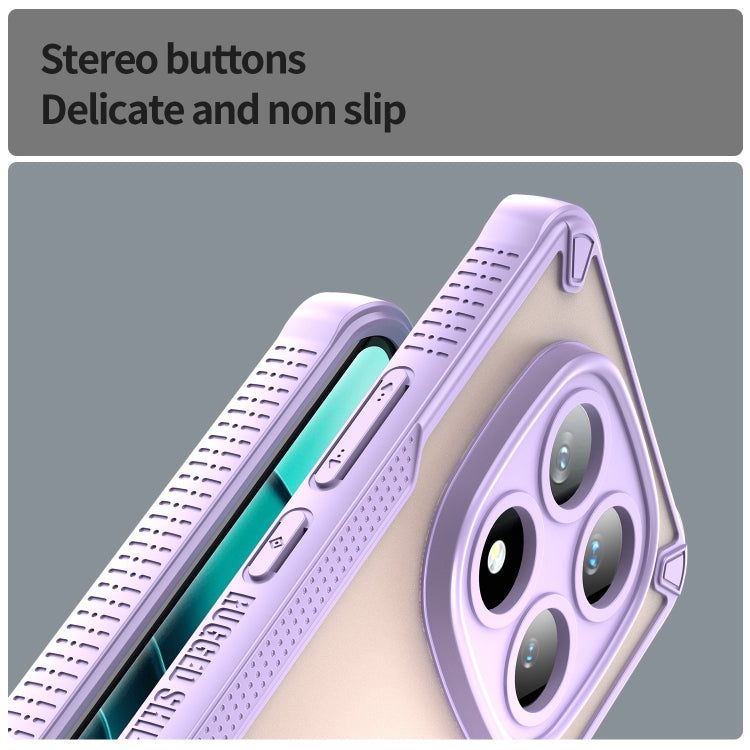 For Redmi Note 14 Pro+ 5G Armor Glaze PC Hybrid TPU Phone Case