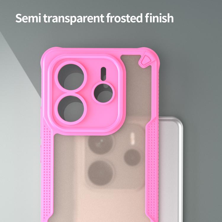 For Redmi Note 14 5G Global Armor Glaze PC Hybrid TPU Phone Case