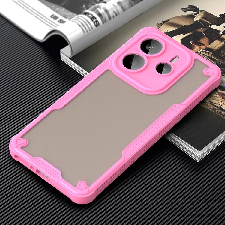 For Redmi Note 14 5G Global Armor Glaze PC Hybrid TPU Phone Case