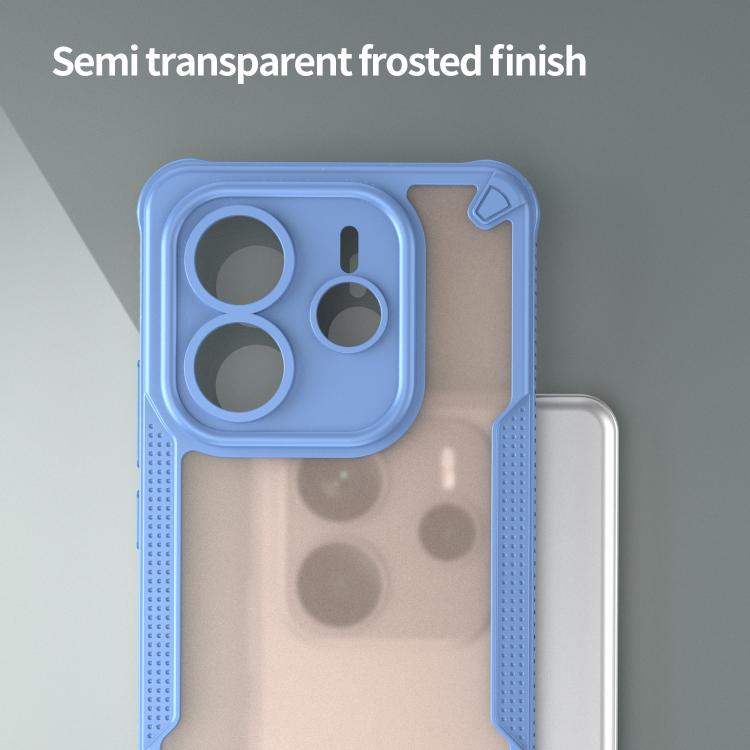 For Redmi Note 14 5G Global Armor Glaze PC Hybrid TPU Phone Case