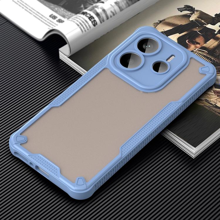 For Redmi Note 14 5G Global Armor Glaze PC Hybrid TPU Phone Case