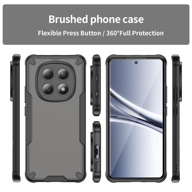 For Redmi Note 15 4G / 5G Global 164mm Armor Glaze PC Hybrid TPU Phone Case
