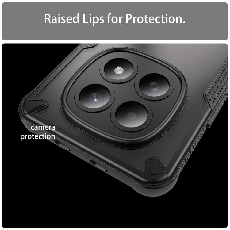 For Redmi Note 15 4G / 5G Global 164mm Armor Glaze PC Hybrid TPU Phone Case