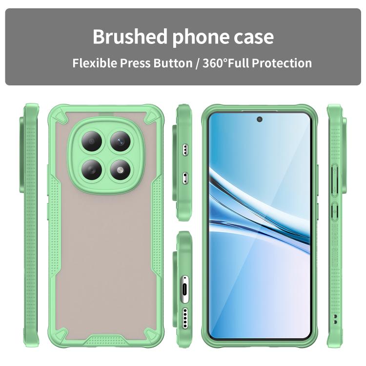 For Redmi Note 15 4G / 5G Global 164mm Armor Glaze PC Hybrid TPU Phone Case