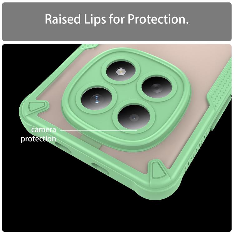 For Redmi Note 15 4G / 5G Global 164mm Armor Glaze PC Hybrid TPU Phone Case