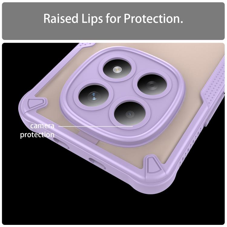 For Redmi Note 15 4G / 5G Global 164mm Armor Glaze PC Hybrid TPU Phone Case