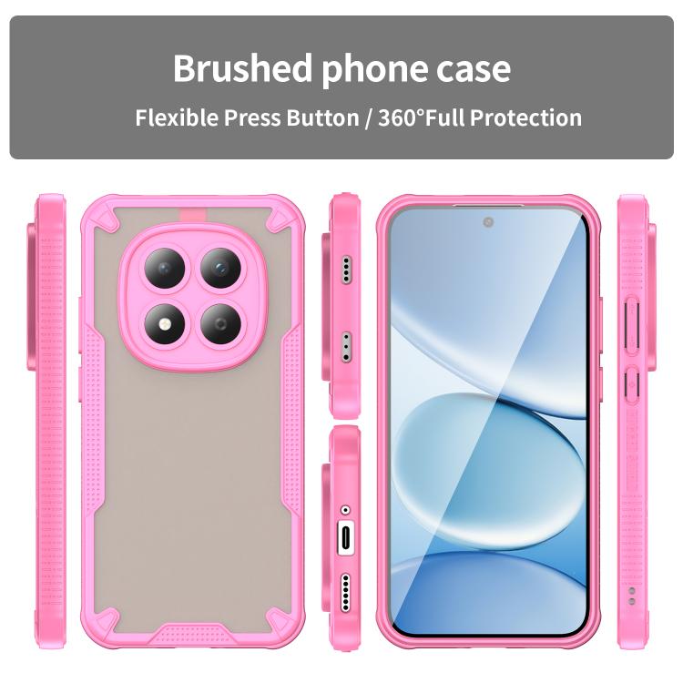 For Redmi Note 15 Pro 5G Global 163.6mm Armor Glaze PC Hybrid TPU Phone Case