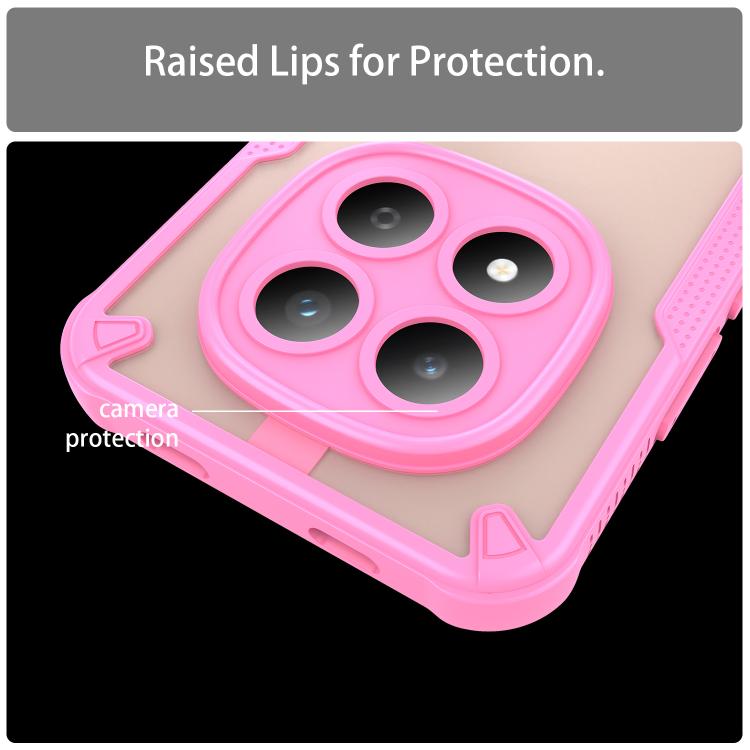 For Redmi Note 15 Pro 5G Global 163.6mm Armor Glaze PC Hybrid TPU Phone Case