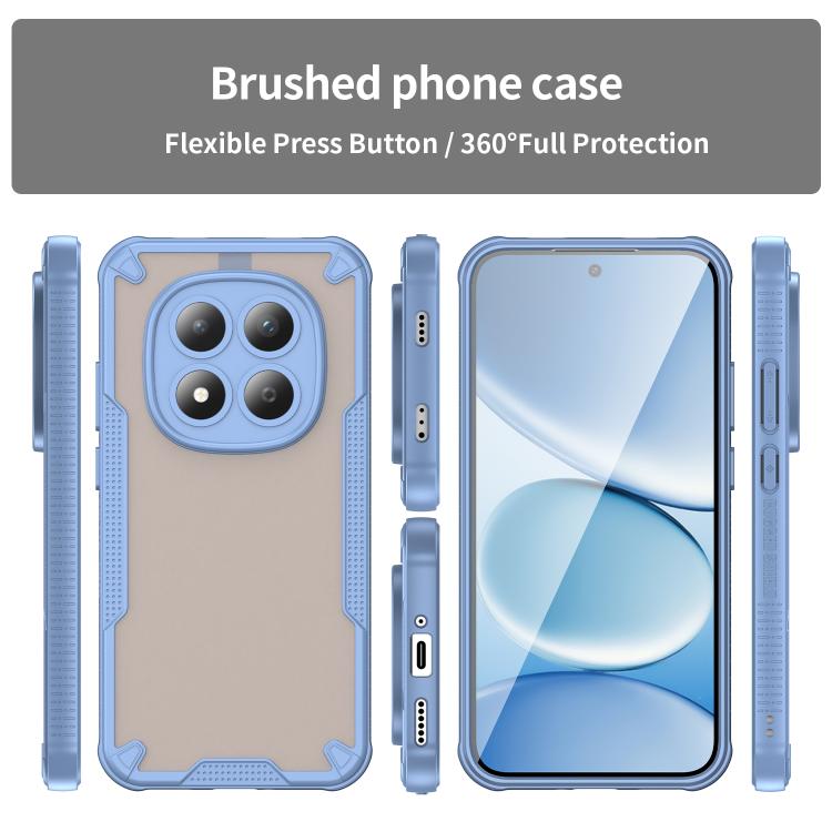 For Redmi Note 15 Pro 5G Global 163.6mm Armor Glaze PC Hybrid TPU Phone Case