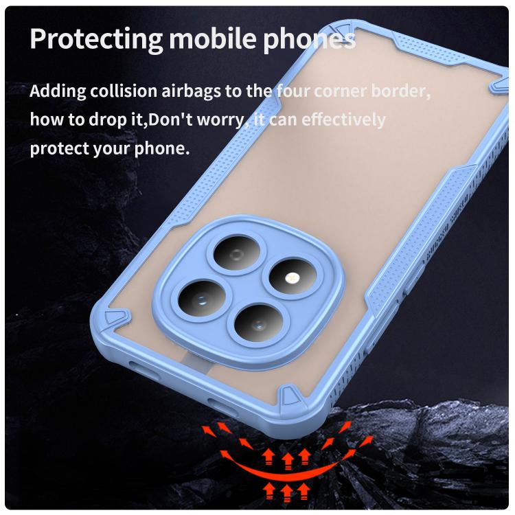 For Redmi Note 15 Pro 5G Global 163.6mm Armor Glaze PC Hybrid TPU Phone Case