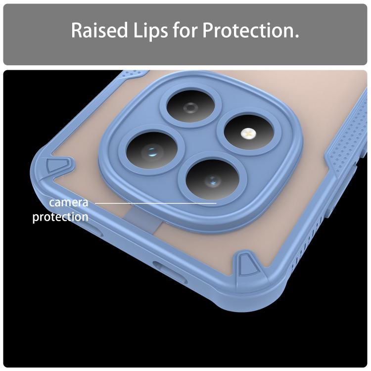 For Redmi Note 15 Pro 5G Global 163.6mm Armor Glaze PC Hybrid TPU Phone Case