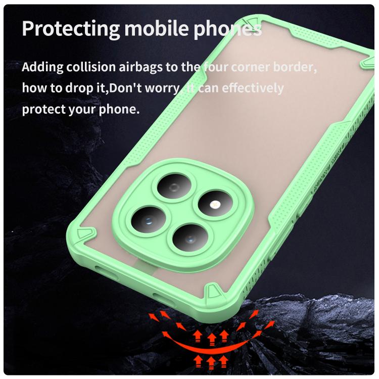 For Redmi Note 15 Pro 5G Global 163.6mm Armor Glaze PC Hybrid TPU Phone Case