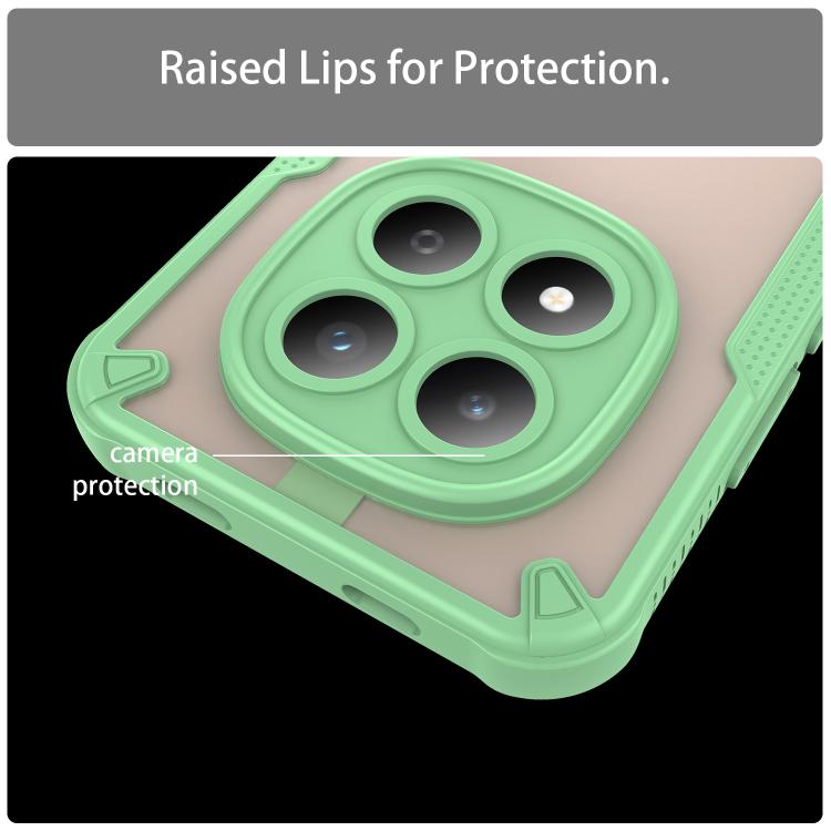 For Redmi Note 15 Pro 5G Global 163.6mm Armor Glaze PC Hybrid TPU Phone Case