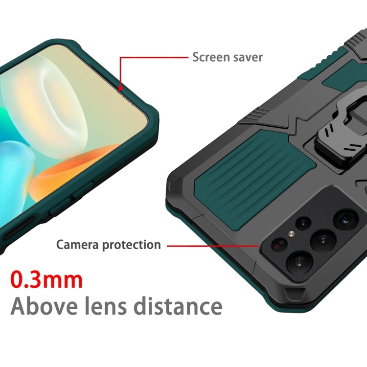 For Samsung Galaxy S24 Ultra 5G Armor Warrior Shockproof PC + TPU Phone Case