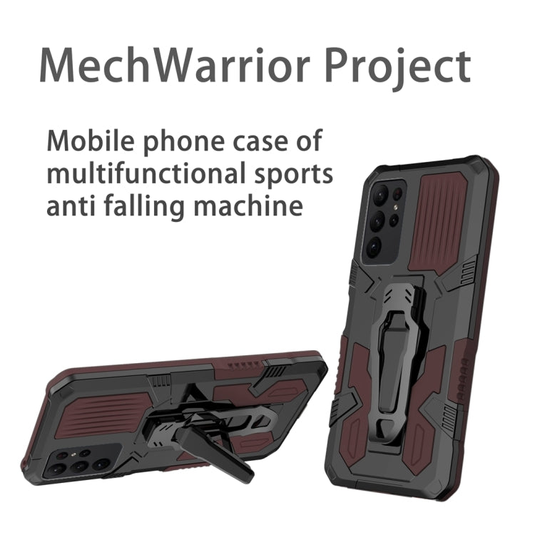 For Samsung Galaxy S24 Ultra 5G Armor Warrior Shockproof PC + TPU Phone Case