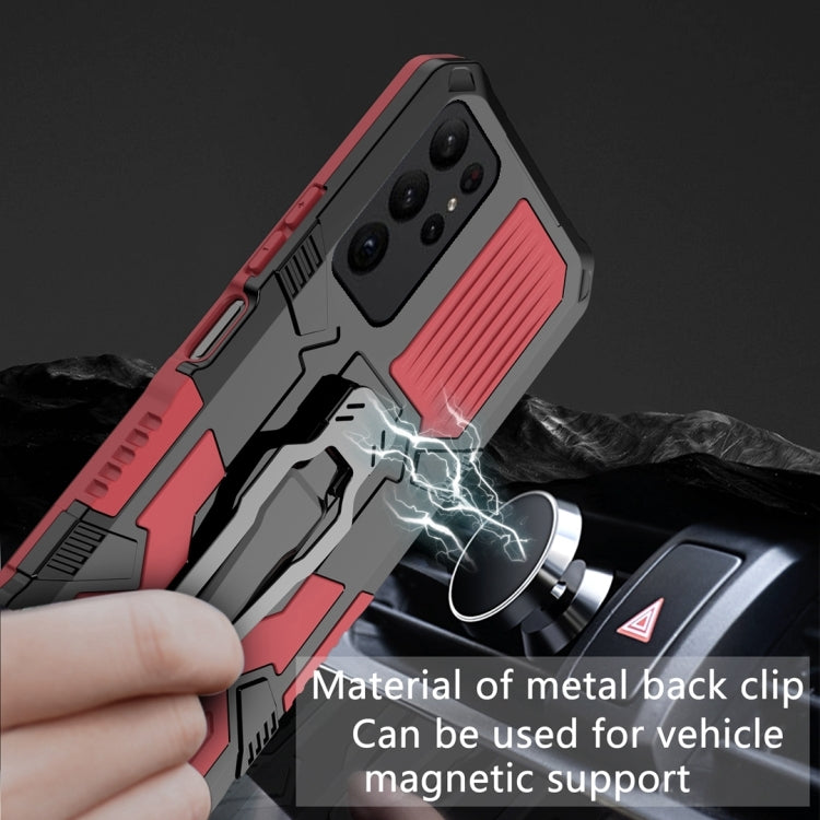 For Samsung Galaxy S25 Ultra 5G Armor Warrior Shockproof PC + TPU Phone Case