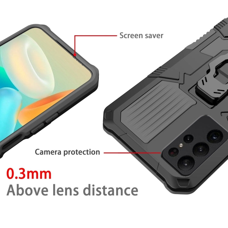 For Samsung Galaxy S25 Ultra 5G Armor Warrior Shockproof PC + TPU Phone Case