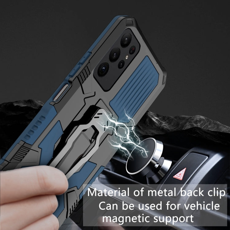 For Samsung Galaxy S25 Ultra 5G Armor Warrior Shockproof PC + TPU Phone Case