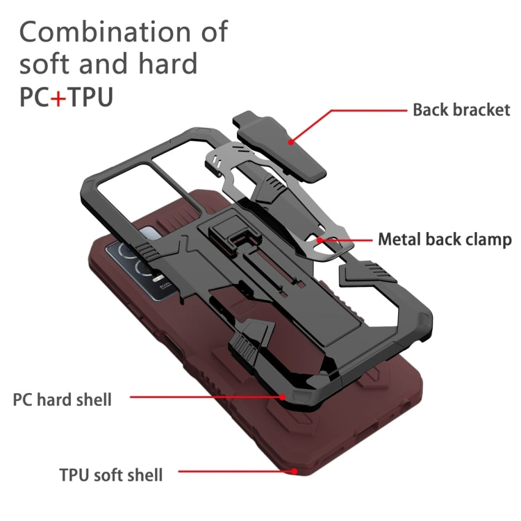For Samsung Galaxy S25 Ultra 5G Armor Warrior Shockproof PC + TPU Phone Case