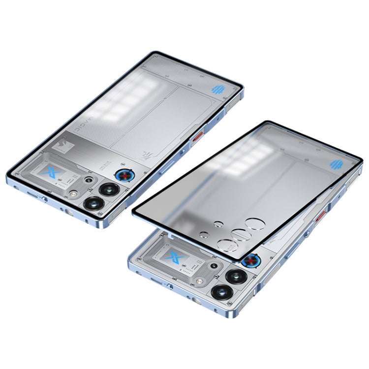 For ZTE nubia Red Magic 10 Pro / 10 Pro+ Snap Buckle Metal Frame Frosted Phone Case