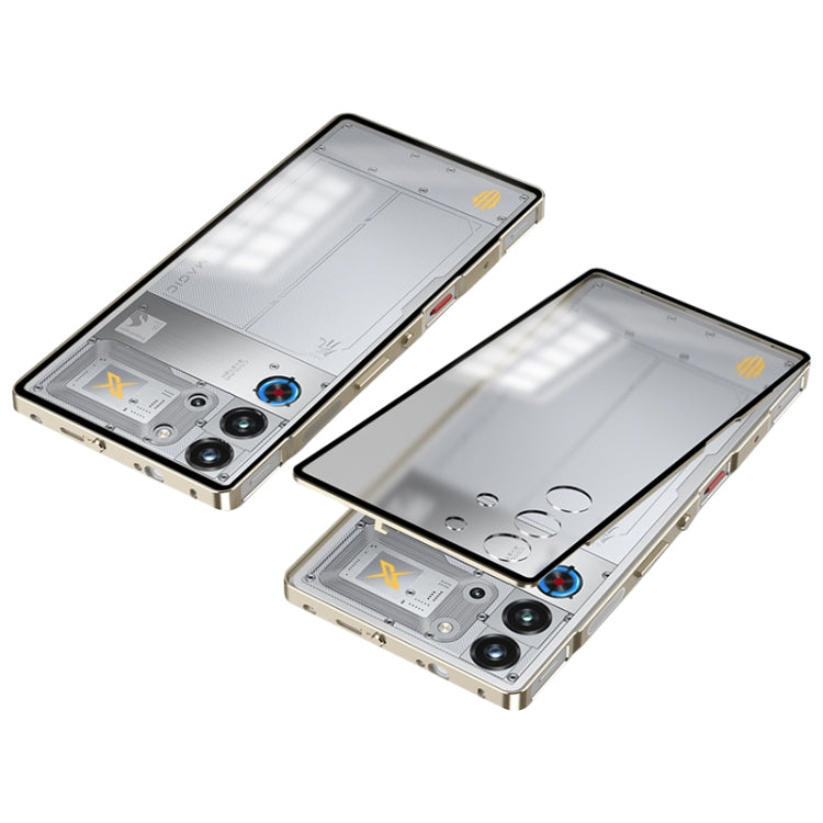 For ZTE nubia Red Magic 10 Pro / 10 Pro+ Snap Buckle Metal Frame Frosted Phone Case