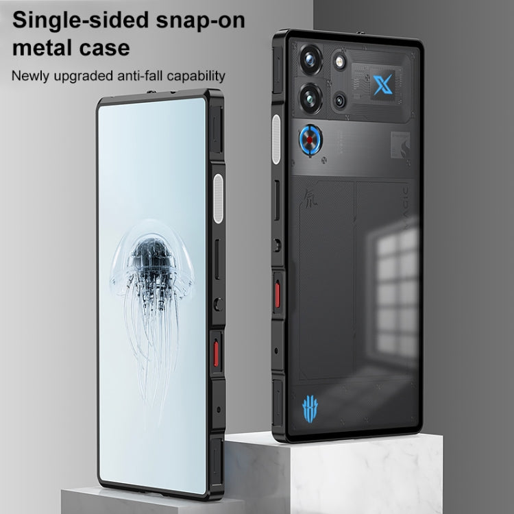 For ZTE nubia Red Magic 10 Pro / 10 Pro+ Snap Buckle Metal Frame Frosted Phone Case